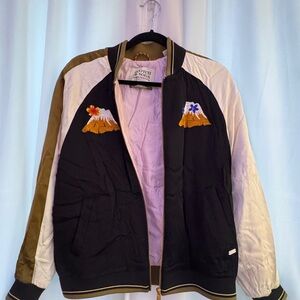 Scotch & Soda Sakura Bomber Jacket with Embroidery